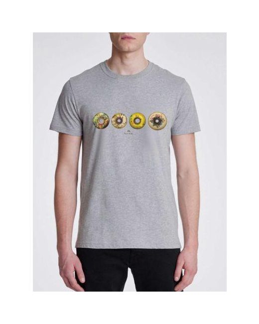 Paul Smith Gray Melange Wheels T-Shirt for men