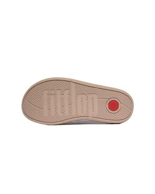 Fitflop Brown Classic Iqushion Leather Toe-Post Sandal