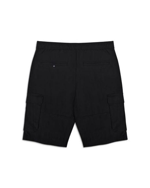 Lambretta Black Utility Cargo Short for men