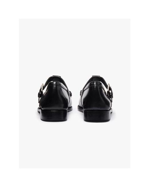 G.H.BASS Black Leather Weejun Mary Jane Shoe