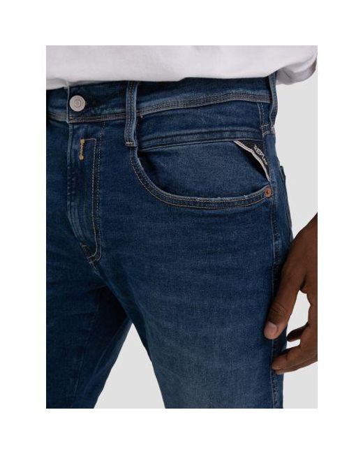 Replay Blue Dark Anbass Jeans for men