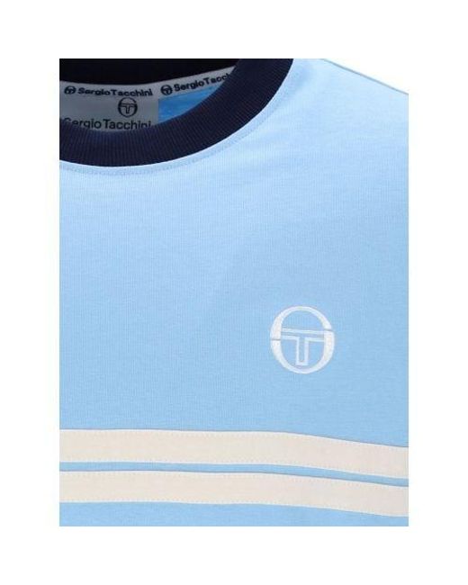 Sergio Tacchini Blue Clear Sky Maritime Supermac T-Shirt for men