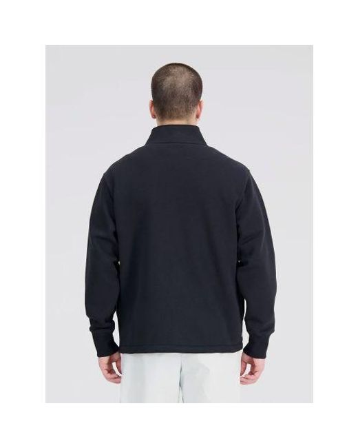 New Balance Blue Essentials Quarter Zip Sweatshirt for men