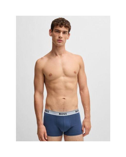 Boss Blue Assorted 3-Pack Power Trunk for men