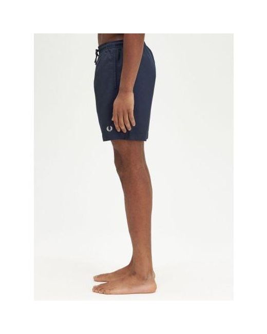 Fred Perry Blue Classic Swim Short for men