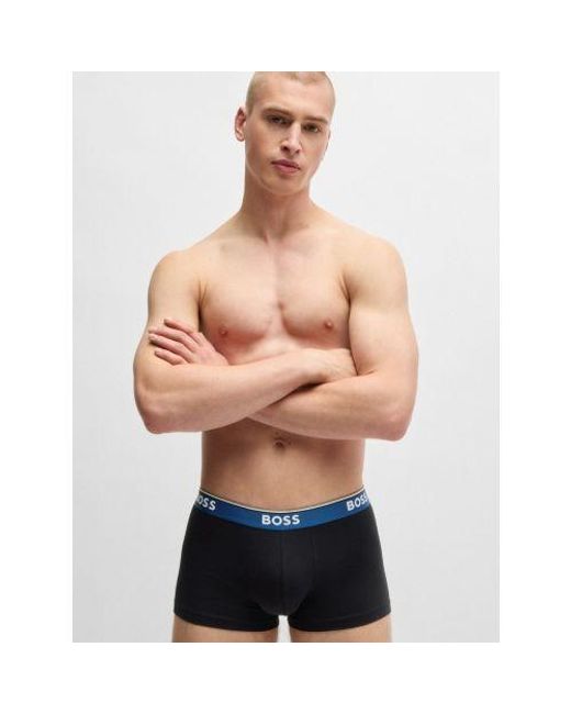 Boss Blue Assorted 3-Pack Power Trunk for men