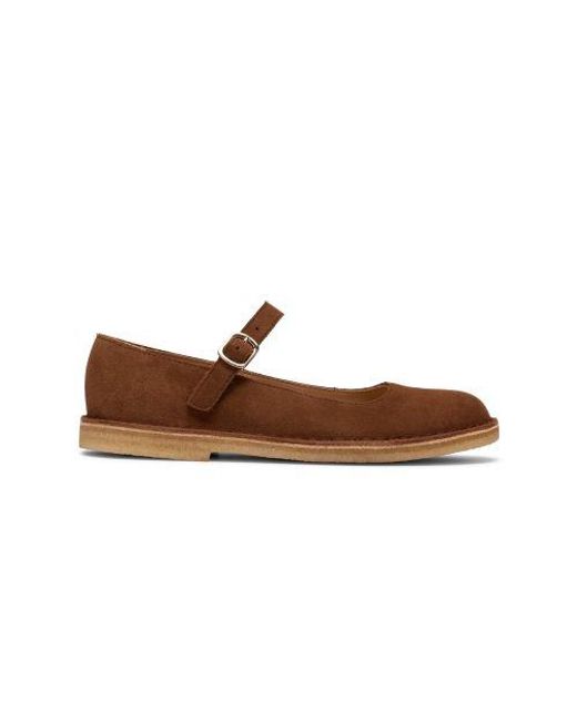 Clarks Brown Cola Desert Jane Shoe