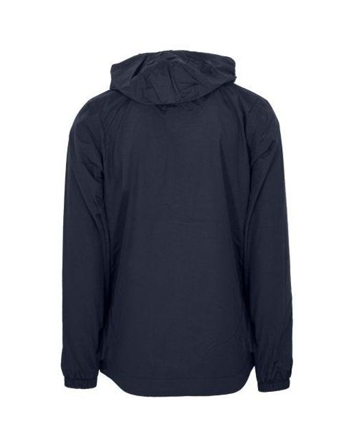 Lyle & Scott Blue Dark Zip Through Hooded Jacket for men