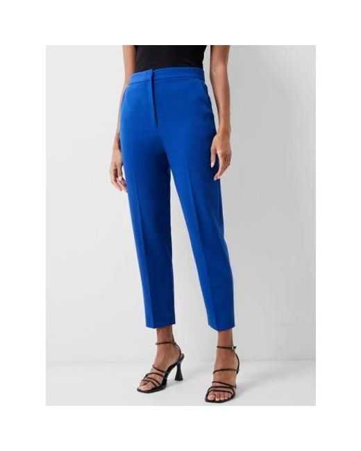 French Connection Blue Cobalt Echo Tapered Trouser