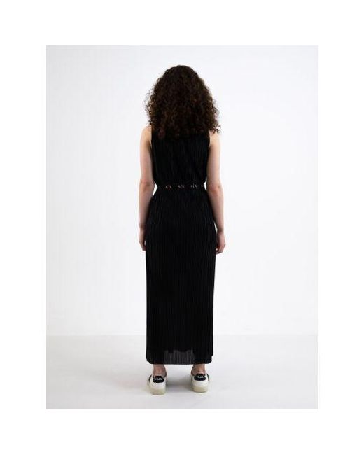 Armani Exchange Black Branded Dress