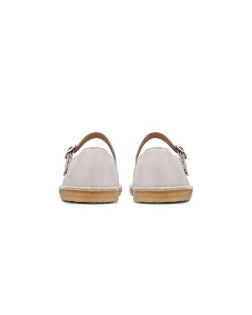 Clarks White Desert Jane Shoe