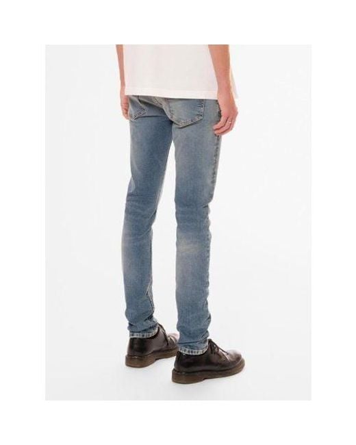 Nudie Jeans Blue Rustic Tight Terry Jean for men