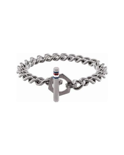 Tommy Hilfiger Metallic Steel Casual Bracelet for men