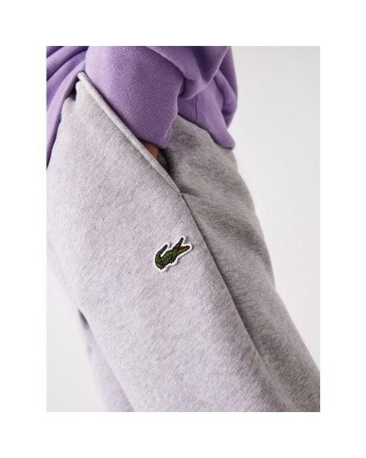 Lacoste Gray Chine Cotton Jogger for men