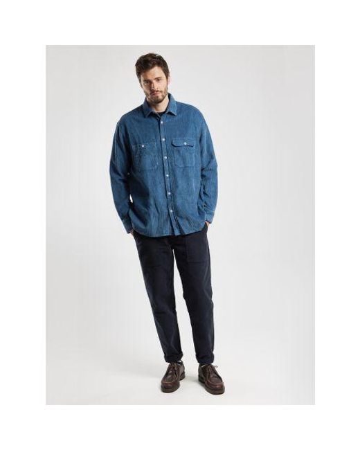 Armor Lux Winterblue Corduroy Overshirt for men