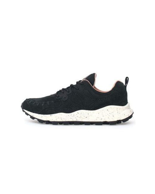 Flower Mountain Black Yamano Trainer for men
