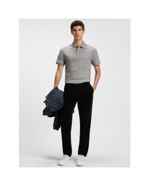 Boss Gray Light Pastel Passenger Polo Shirt for men