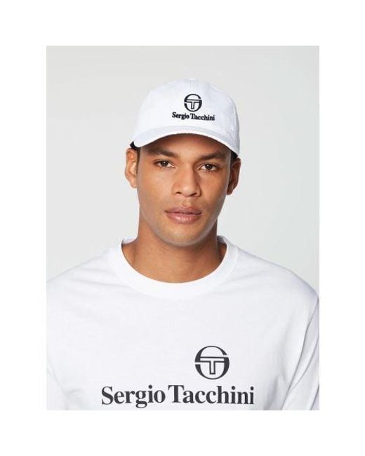 Sergio Tacchini White Gilberto Cap for men