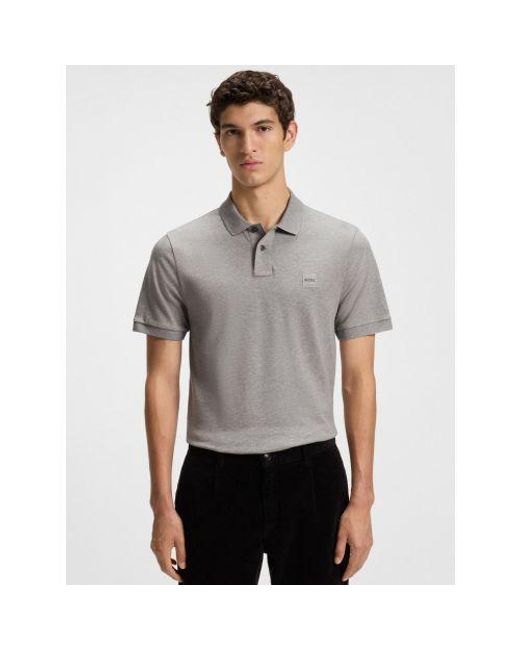 Boss Gray Light Pastel Passenger Polo Shirt for men