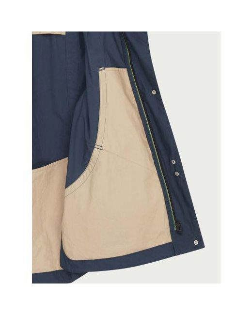 Paul Smith Blue Inky Hooded Jacket for men