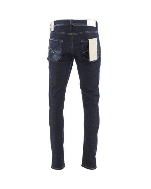 Replay Blue Dark Recycled 360 Mickym Jeans for men