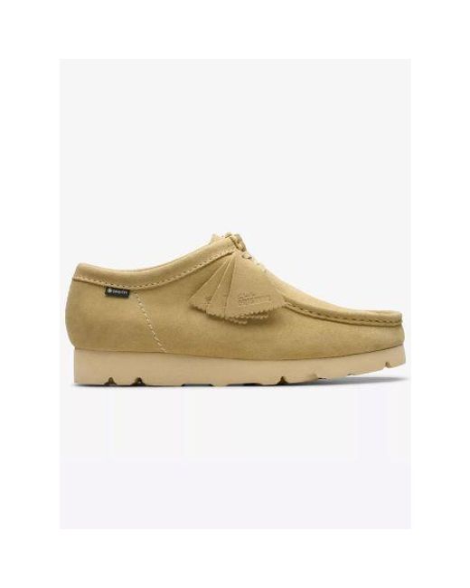Clarks Brown Maple Wallabee Gtx Shoe for men