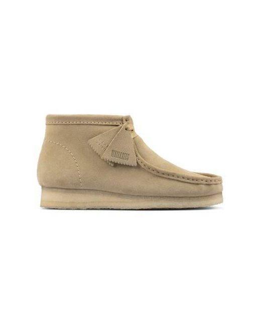 Clarks Natural Maple Wallabee Boot for men