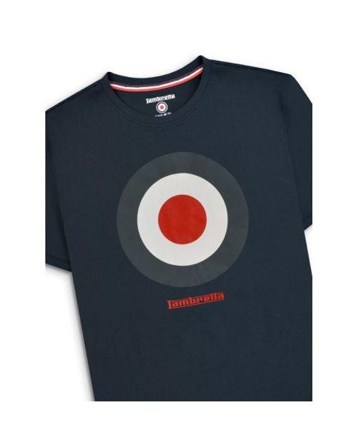 Lambretta Blue Target T-Shirt for men