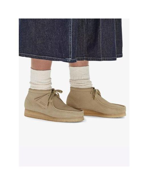 Clarks Natural Maple Wallabee Boot