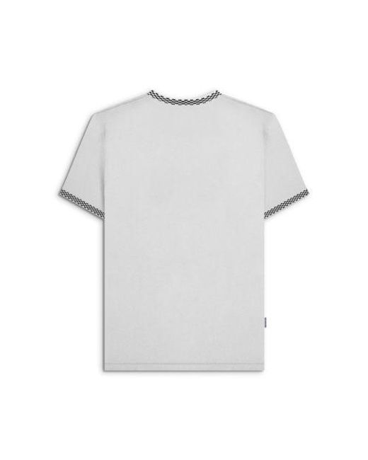 Lambretta Gray Two Tone Ringer T-Shirt for men