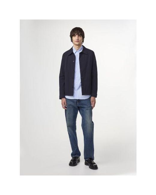 NN07 Blue Zander Jacket for men