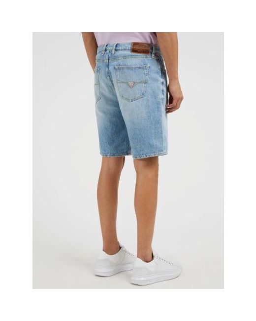 Guess Blue Thami Rodeo Shorts for men