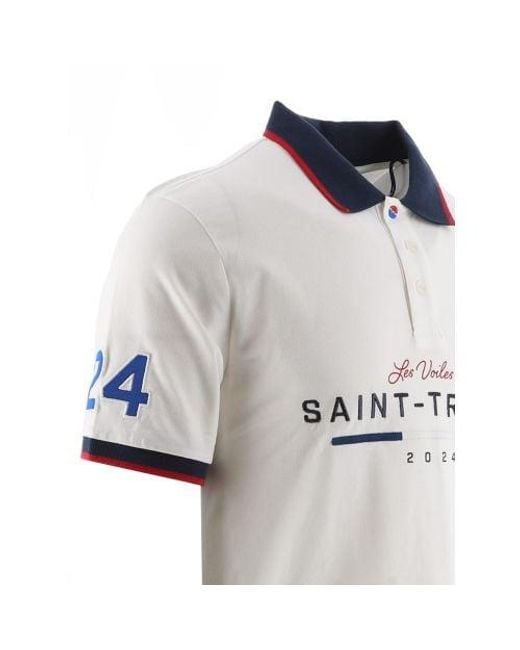 North Sails White Saint-Tropez Polo Shirt for men