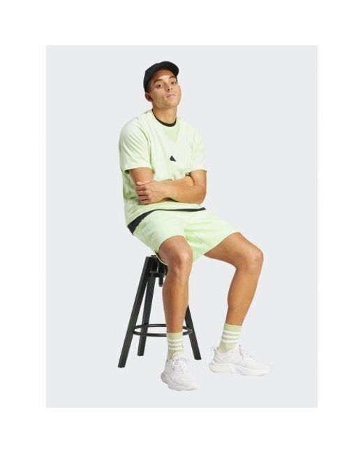 Adidas Green Semi Spark Z.N.E T-Shirt for men