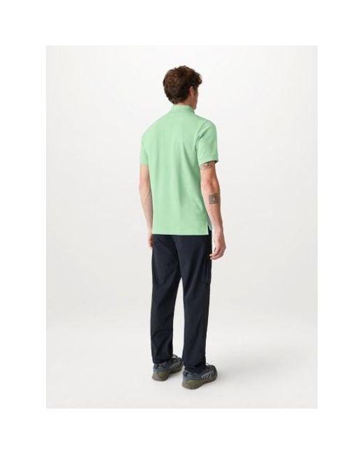 Belstaff Green New Leaf Cotton Pique Polo Shirt for men