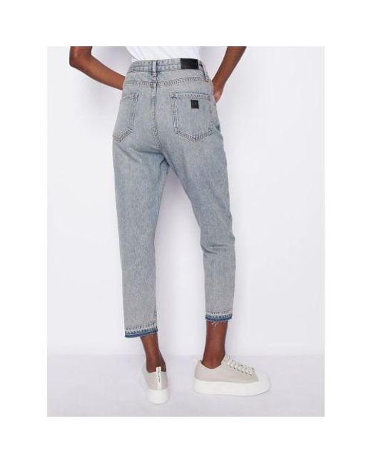 Armani Exchange Blue 5 Pocket Jeans