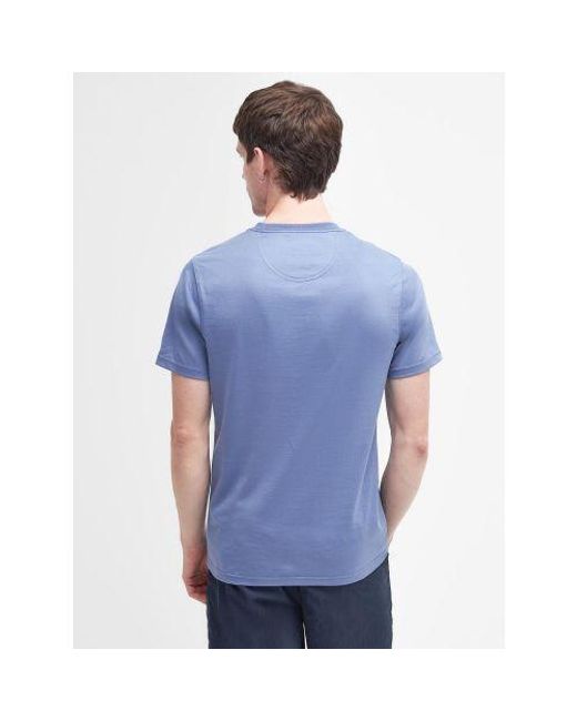 Barbour Blue Flint Small Logo T-Shirt for men