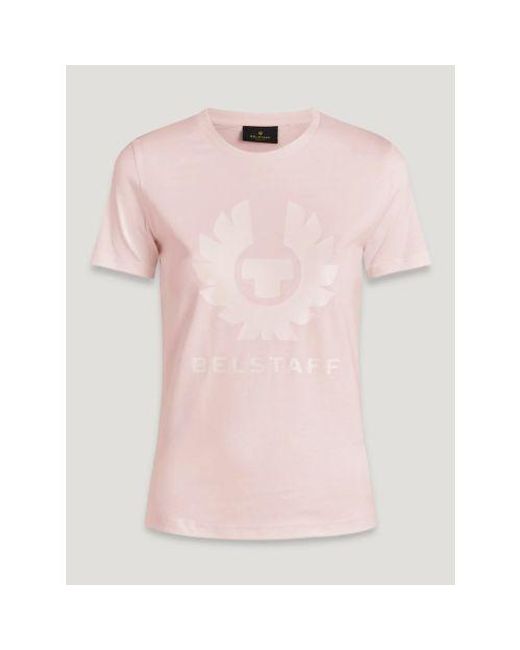 Belstaff Purple Chalk Moon Phoenix Gloss Print T-Shirt