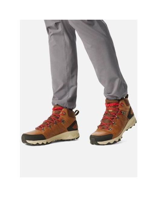Columbia Brown Elk Peakfreak Ii Mid Outdry Leather Hiking Boot for men