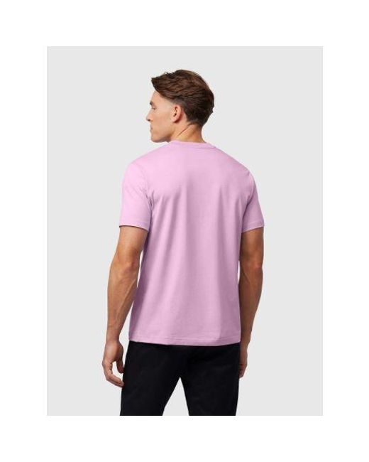 Psycho Bunny Pink Pastel Classic Crew Neck T-Shirt for men