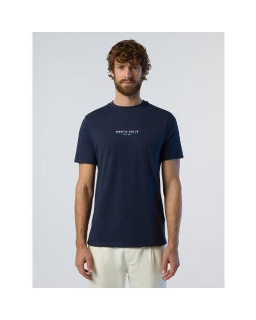 North Sails Blue Comfort Fit T-Shirt for men