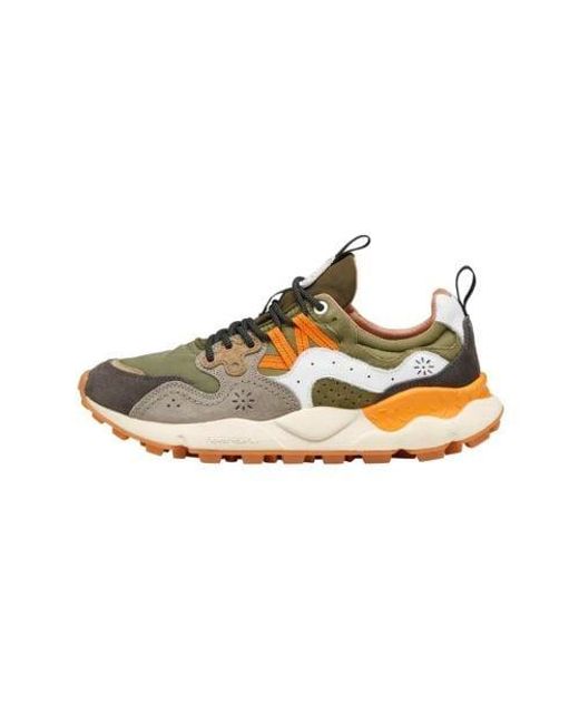 Flower Mountain Gray Anthracite Khaki Yamano 3 Trainer for men