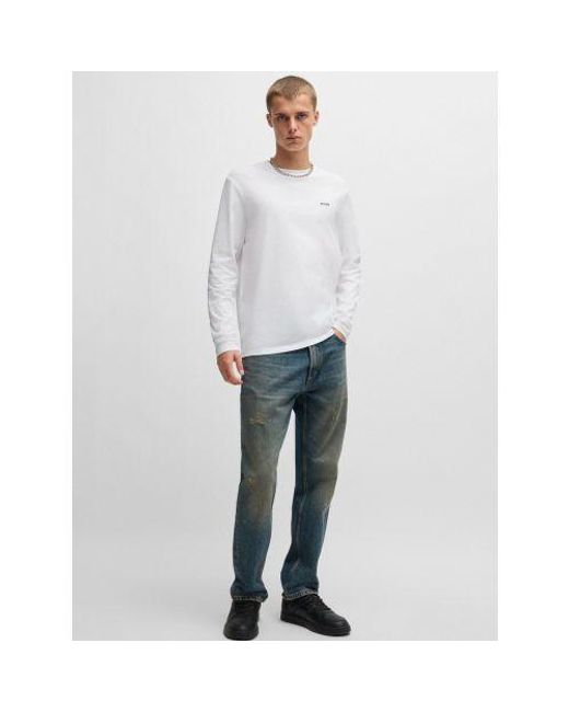 HUGO White Derol222 Polo Shirt for men