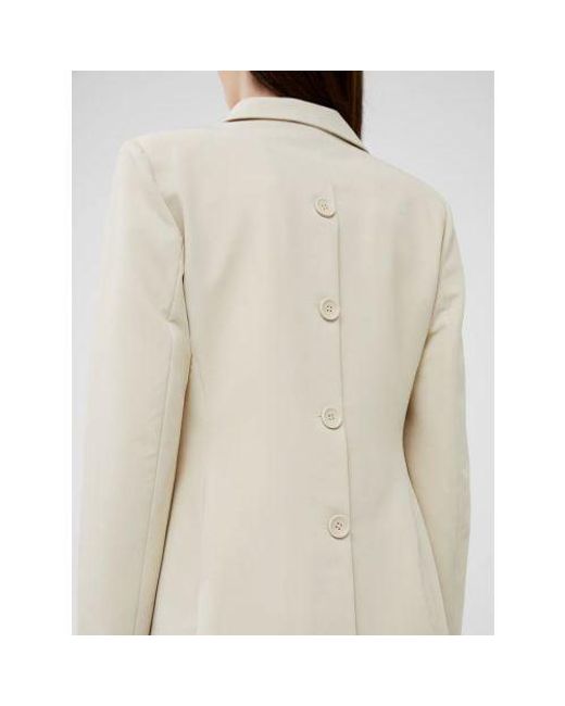 French Connection Natural Oyster Everly Suiting Blazer Jacket