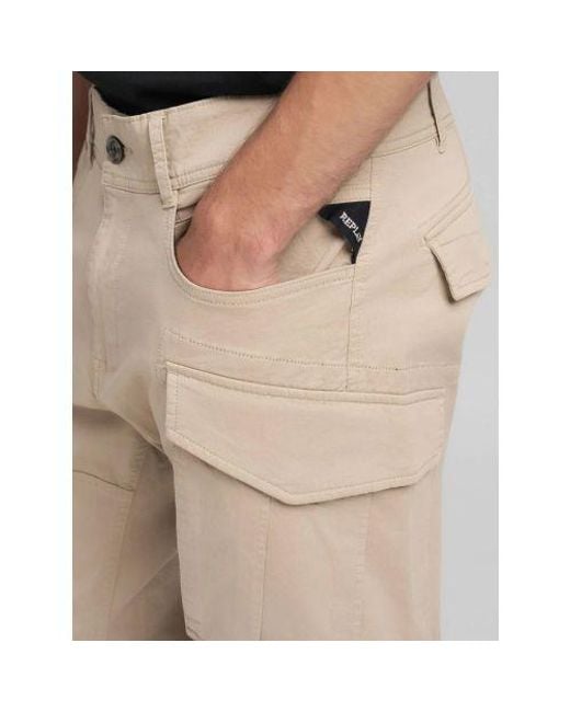 Replay Natural Desert Joe Cargo Pant for men