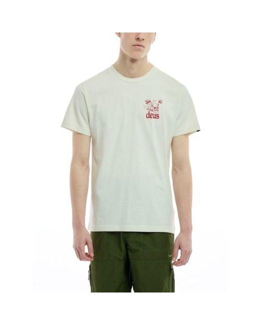 Deus Ex Machina Green Vintage Crossroad T-Shirt for men