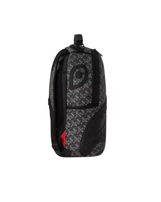 Sprayground Black 3DSG Backpack Printed Design for men