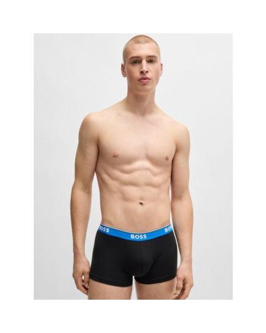 Boss Blue Assorted 3-Pack Power Trunk for men