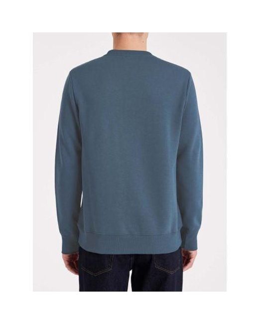 Paul Smith Blue Regular Fit Zebra Sweatshirt for men