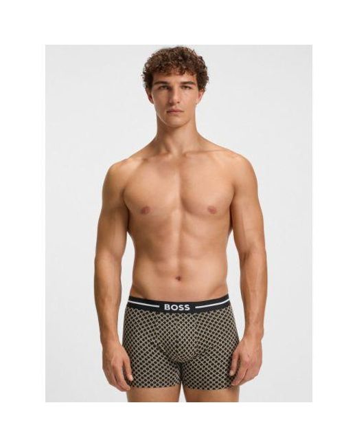 Boss Gray Assorted 3-Pack Bold Design Boxer for men